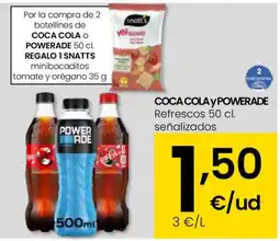 Eroski COCA COLA Y POWERADE Refrescos oferta