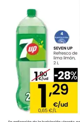 Eroski SEVEN UP Refresco de lima limón oferta