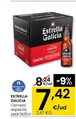 Eroski ESTRELLA GALICIA Cerveza especial oferta