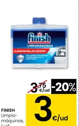 Eroski FINISH Limpia- máquinas oferta