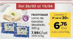 Autoservicios Familia FROITOMAR Lomo de bacalao desalado oferta