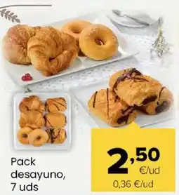Autoservicios Familia Pack desayuno oferta