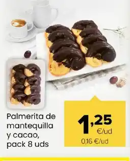 Autoservicios Familia Palmerita de mantequilla y cacao oferta