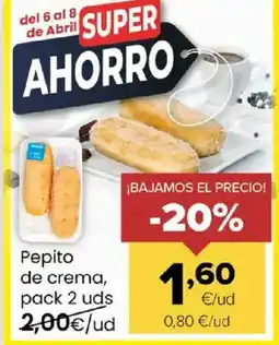 Autoservicios Familia Pepito de crema oferta