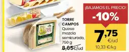Autoservicios Familia TORRE CAMPOS Queso mezcla semicurado oferta