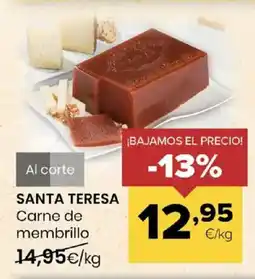 Autoservicios Familia SANTA TERESA Carne de membrillo oferta