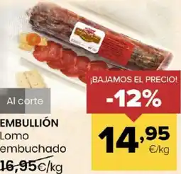 Autoservicios Familia EMBULLIÓN Lomo embuchado oferta