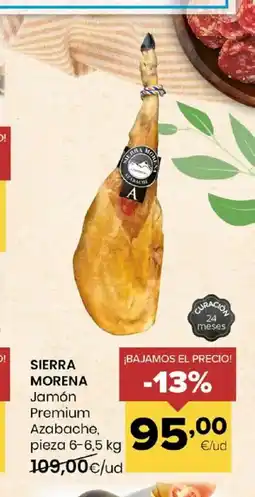 Autoservicios Familia SIERRA MORENA Jamón Premium Azabache oferta