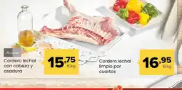 Autoservicios Familia Cordero lechal con cabeza y asadura oferta