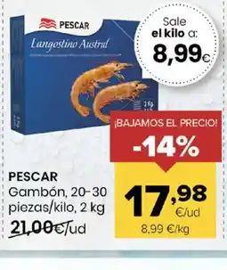 Autoservicios Familia PESCAR Gambón oferta