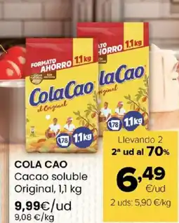 Autoservicios Familia COLA CAO Cacao soluble Original oferta