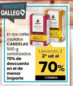 Autoservicios Familia CANDELAS En los cafés molidos oferta