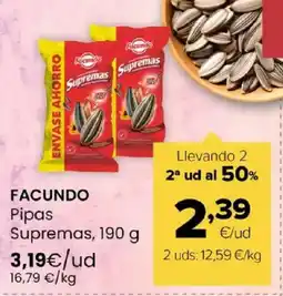 Autoservicios Familia FACUNDO Pipas Supremas oferta