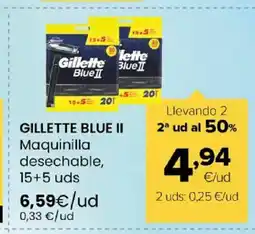 Autoservicios Familia GILLETTE BLUE II Maquinilla desechable oferta
