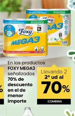 Autoservicios Familia FOXY MEGA3 En los productos oferta