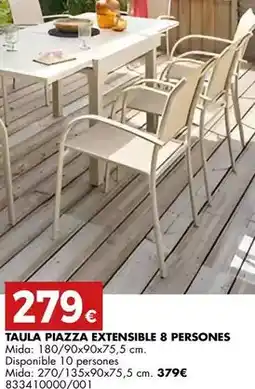 Fes Més Taula piazza extensible 8 persones oferta