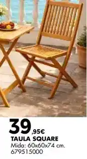 Fes Més Square - taula oferta