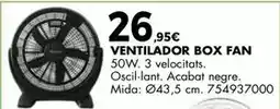 Fes Més Box fan - ventilador box fan oferta
