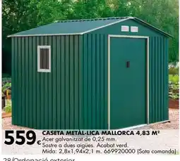 Fes Més Acer - caseta metal-lica mallorca oferta