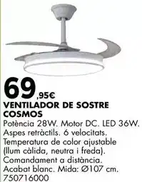 Fes Més Cosmos - ventilador de sostre cosmos oferta