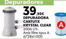 Fes Més Depuradora cartutx krystal clear oferta