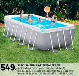 Fes Més Piscina tubular prism frame oferta