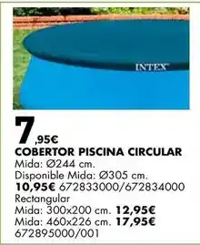 Fes Més Intex - cobertor piscina circular oferta