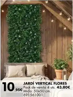 Fes Més Vertical - jardí vertical flores oferta