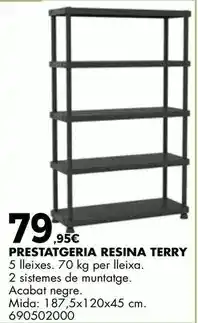 Fes Més Terry - prestatgeria resina oferta