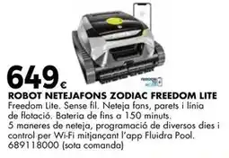 Fes Més Control - robot netejafons zodiac freedom lite oferta