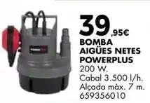 Fes Més Bomba aigues netes powerplus oferta