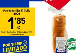 Cash Fresh El guijo - pan de torrjas oferta