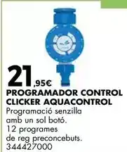 Fes Més Control - programador clicker aquacontrol oferta