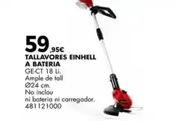 Fes Més Einhell - tallavores a bateria oferta