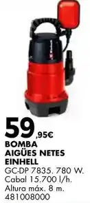 Fes Més Einhell - bomba aigues netes oferta