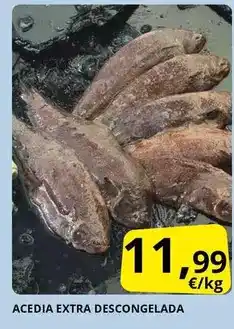 Supermercados MAS Acedia extra descongelada oferta