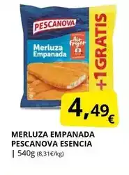 Supermercados MAS Pescanova - merluza empanada oferta