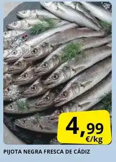 Supermercados MAS Pijota negra fresca de cadiz oferta