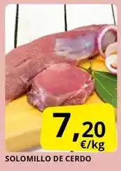 Supermercados MAS Solomillo de cerdo oferta