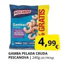 Supermercados MAS Pescanova - gamba pelada cruda oferta
