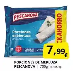 Supermercados MAS Pescanova - porciones de merluza oferta