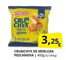 Supermercados MAS Pescanova - crunchyx de merluza oferta