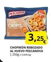 Supermercados MAS Pescanova - chopiron rebozado al huevo oferta