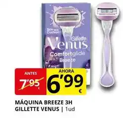 Supermercados MAS Gillette - maquina breeze 3h oferta