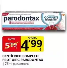 Supermercados MAS Nancy - dentifrico complete prot orig parodontax oferta