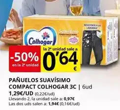 Supermercados MAS Colhogar - panuelos suavisimo compact oferta