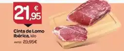 Supermercados El Jamón Cinta de lomo ibérica oferta
