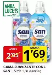 Supermercados MAS Anda - gama suavizante conc oferta