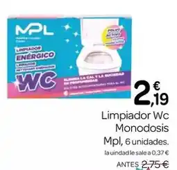 Supermercados El Jamón Mpl - limpiador wc monodosis oferta