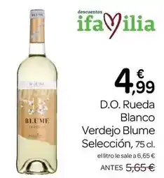 Supermercados El Jamón Seleccion - d.o. rueda blanco verdejo blume oferta